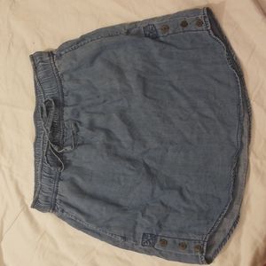 Denim short skirt, xsmall, c&c